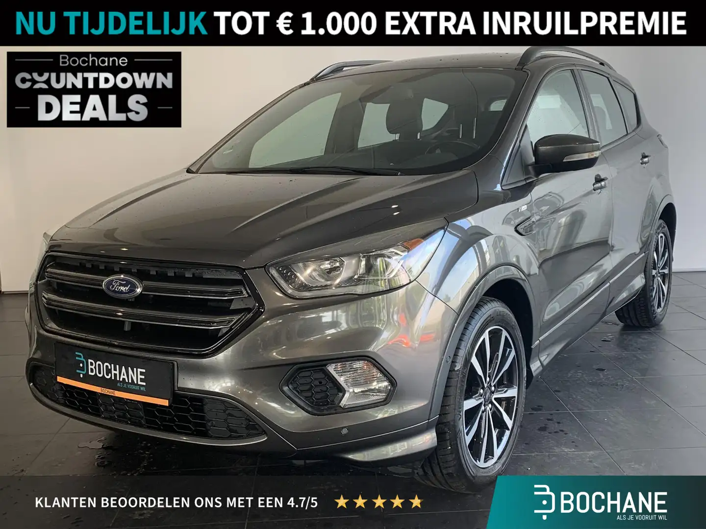 Ford Kuga 1.5 EcoBoost ST Line | NAVIGATIE | TREKHAAK | PARK Grijs - 1