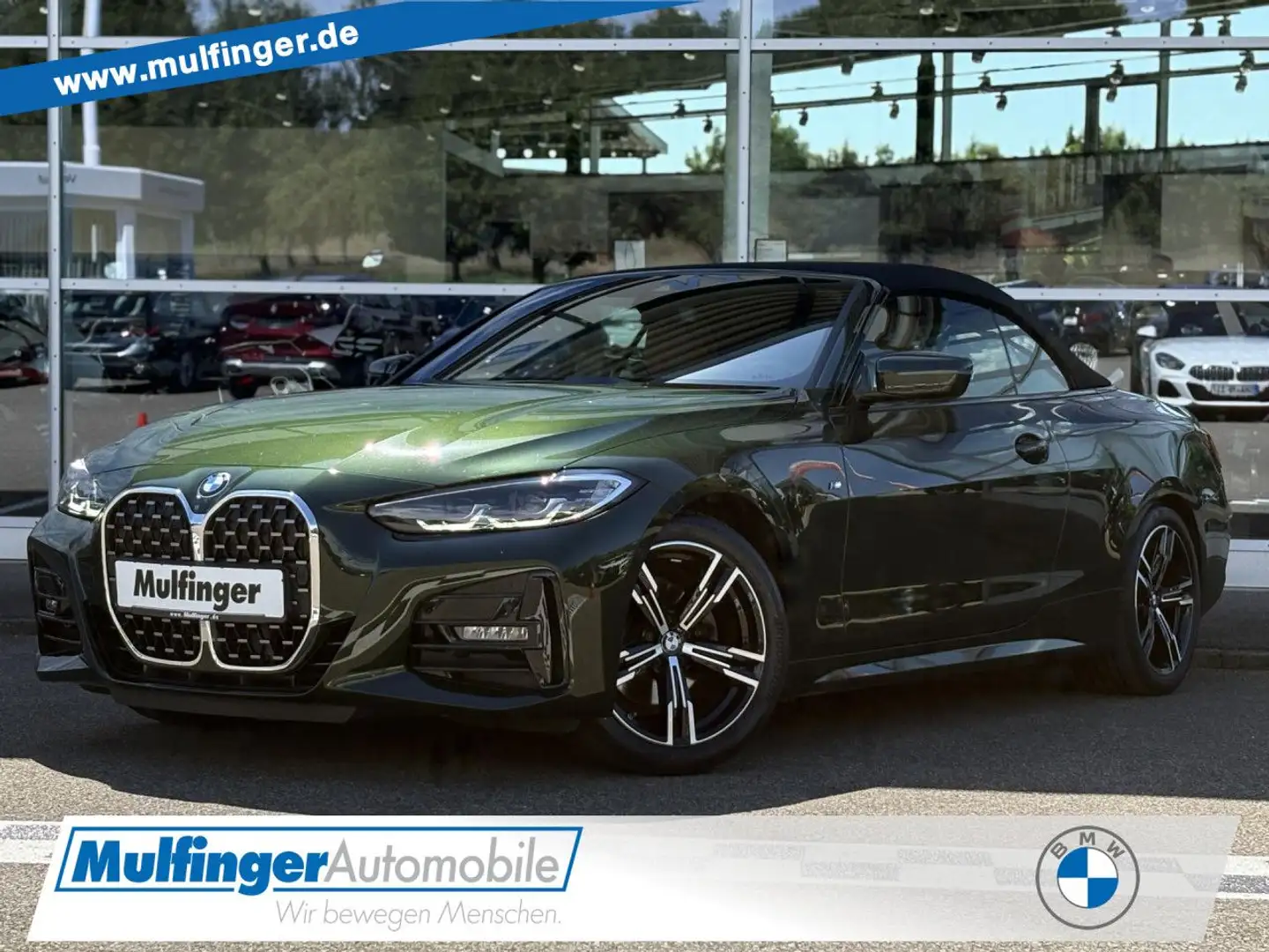 BMW 420 i Cabrio M Sport Leder Kamera LivePro.DAB AHK Verde - 1