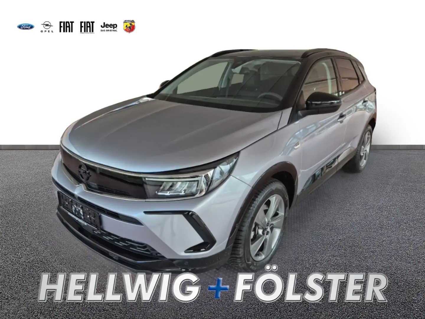 Opel Grandland GS Line 1.2 T Aut Navi Mehrzonenklima Grau - 1
