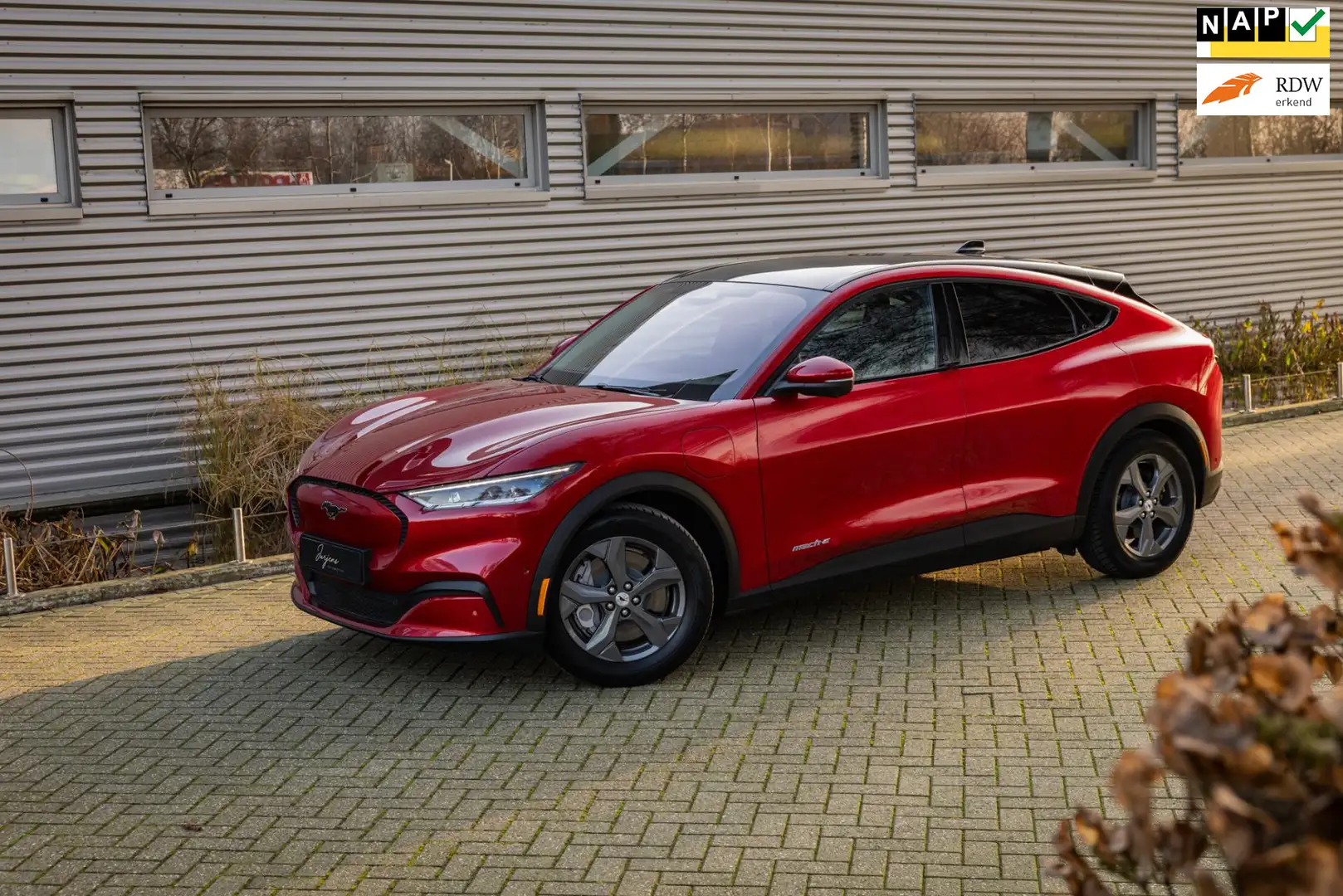 Ford Mustang Mach-E RWD 75 kWh | B&O | Panorama | Leer | Adap Cruise | Rouge - 1