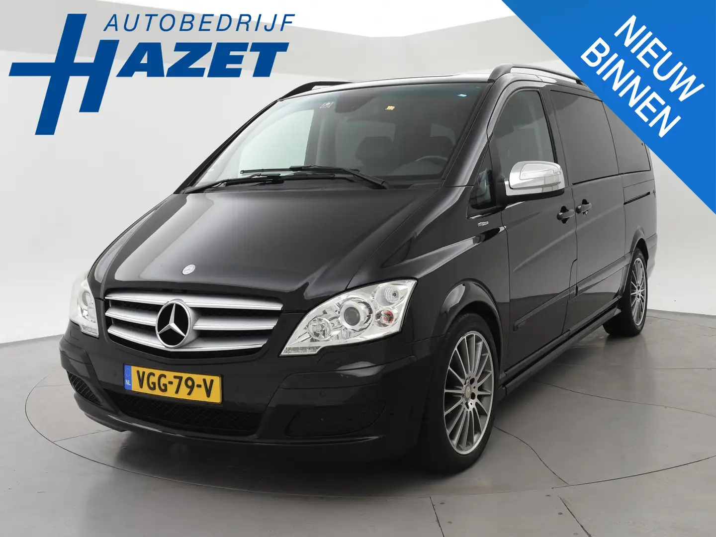 Mercedes-Benz Viano 3.0 CDI V6 224 PK AUT. DUBBEL CABINE MARGE + LEDER Czarny - 1
