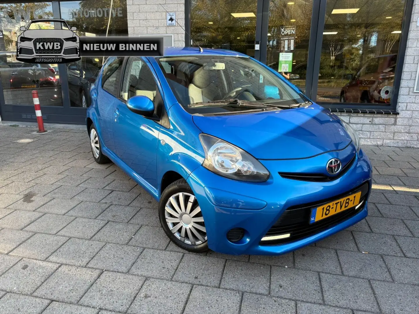Toyota Aygo 1.0 VVT-i 5Drs Airco Led Facelift Nieuwe apk Blau - 1