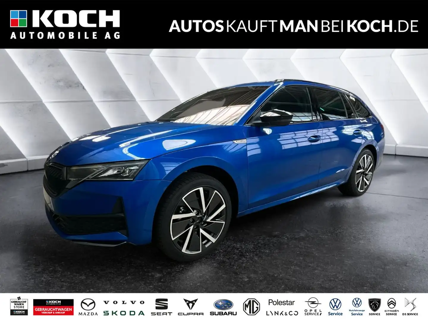 Skoda Octavia Combi 1.5 TSI DSG Sportline HUD MATRIX LED Blau - 1