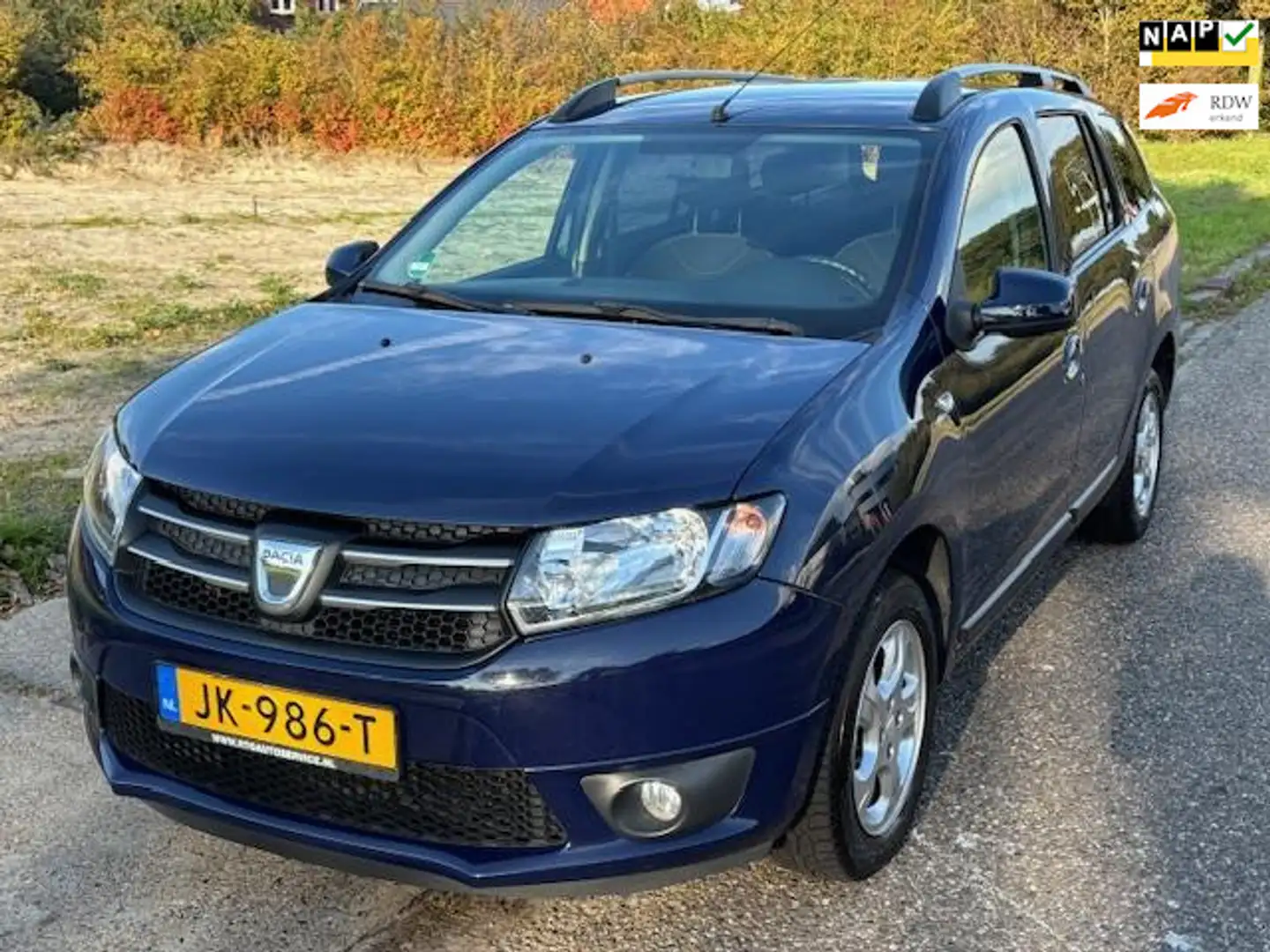 Dacia Logan MCV 0.9 TCe Bi-Fuel Lauréate LPG-G3! Airco Elec. p Bleu - 1
