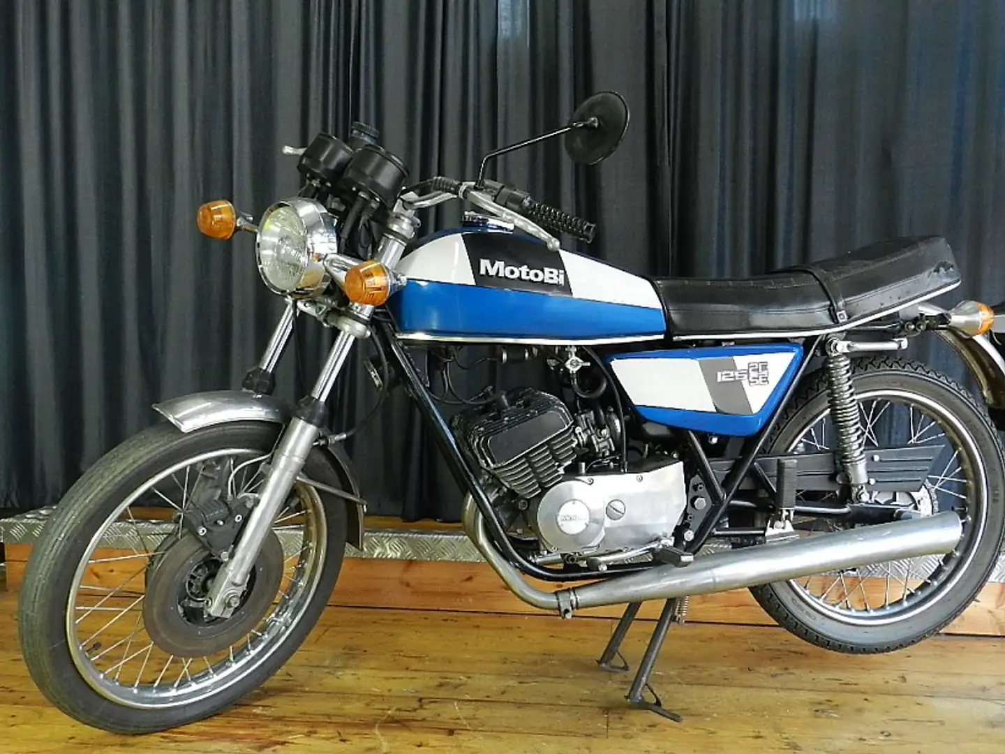 Motobi 125 SS Azul - 2