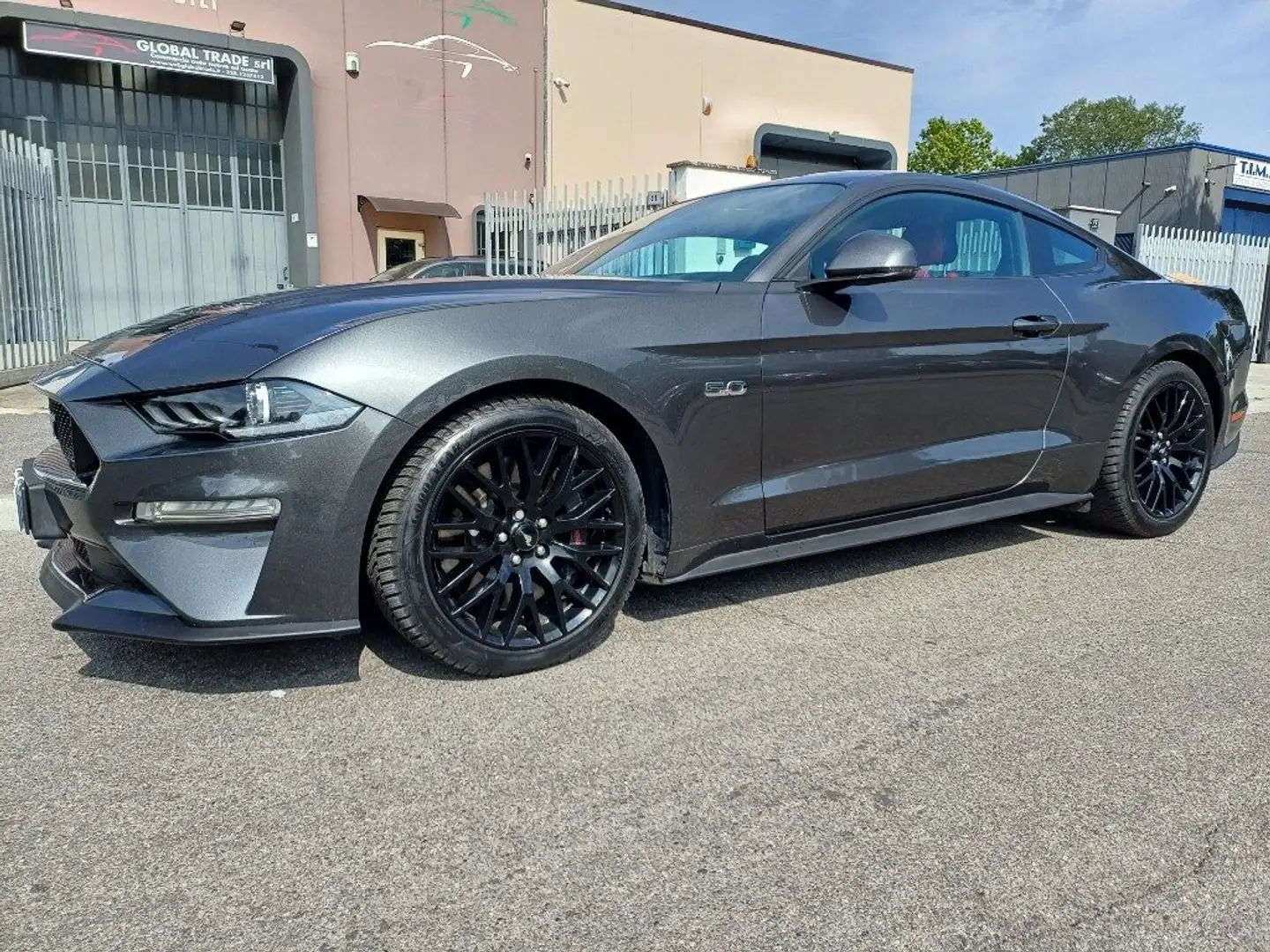 Ford Mustang Fastback 5.0 V8 Ti-VCT aut. GT Unico Proprietario! Grijs - 1