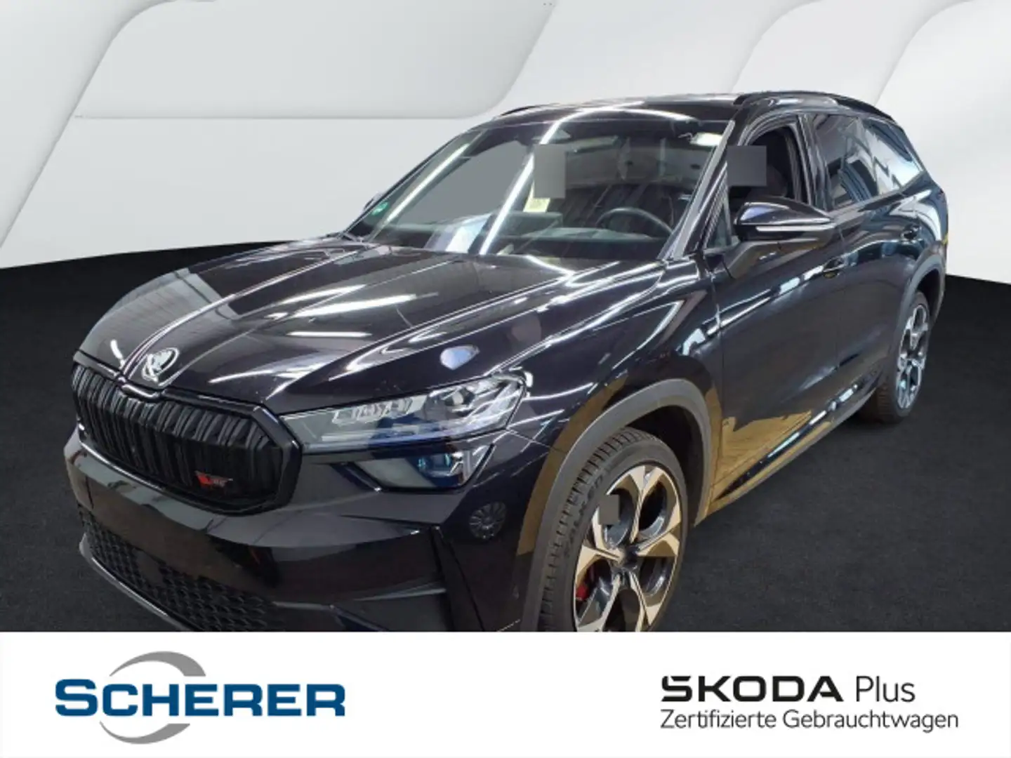 Skoda Kodiaq 2.0 TSI 4x4 DSG RS 7-Sitze+AHK+Pano+Stand Schwarz - 1