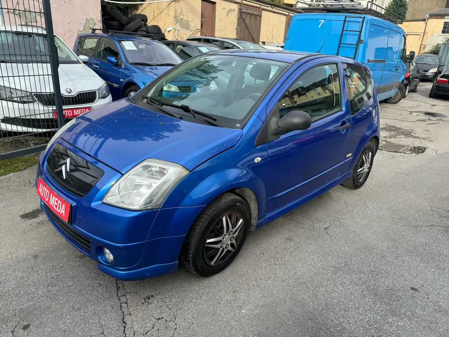 Citroen C2 VTR Plus*Tüv 10/2026*Klima*Allwetterber.*Euro4 Kék - 1