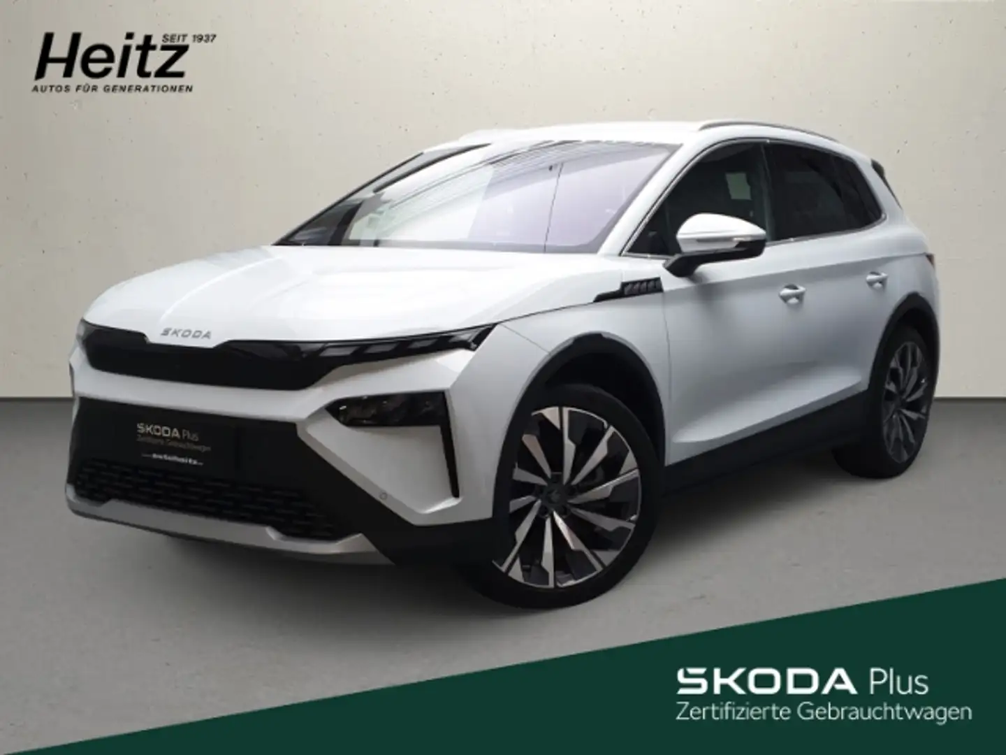 Skoda Elroq 85 Lodge Wärmepumpe AHK CCS SHZ Matrix Nav Weiß - 1
