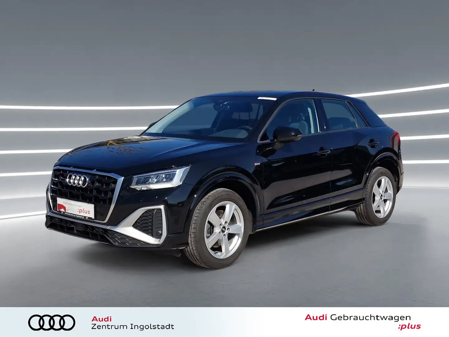 Audi Q2 35 TDI qu S tronic S line AHK NAVI Keyless Zwart - 2