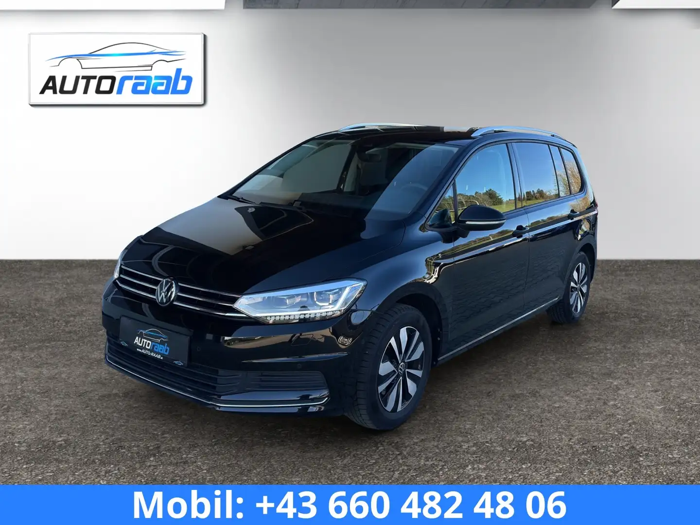 Volkswagen Touran 2,0 TDI DSG *7 SITZE*AHV*LED*DIGITAL*WSS-HZ*ACC Schwarz - 1