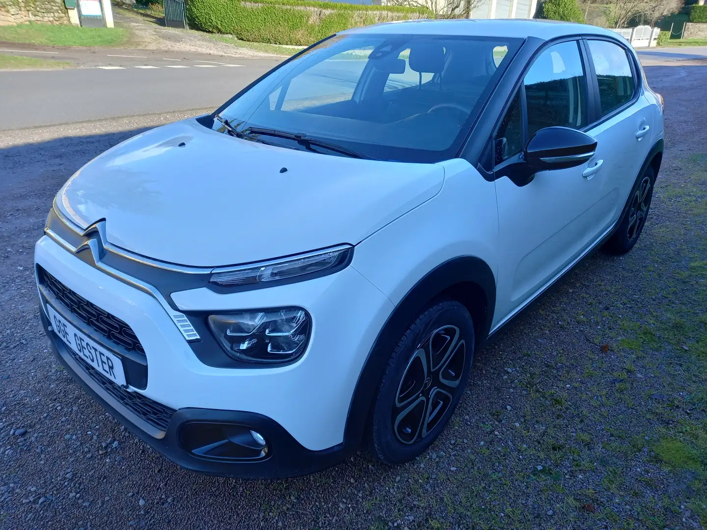 Citroen C3 STE 1.5 BLUEHDI 100 FEEL NAV GPS 2 PLACES 43271 KM Blanc - 2