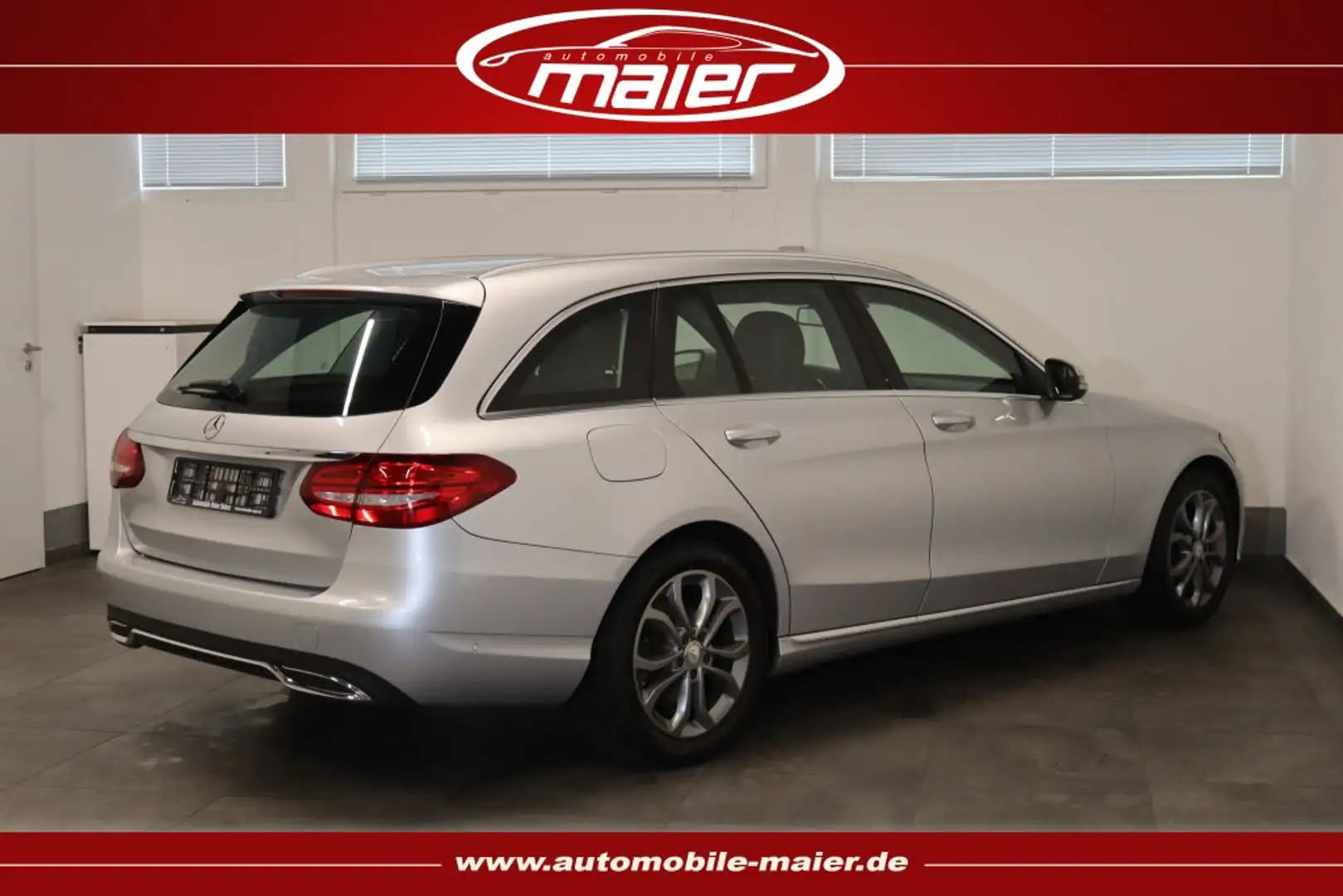 Mercedes-Benz C 200 d T Avantgarde-NAV-LED-PANO-AHK-KAMERA- Silber - 2