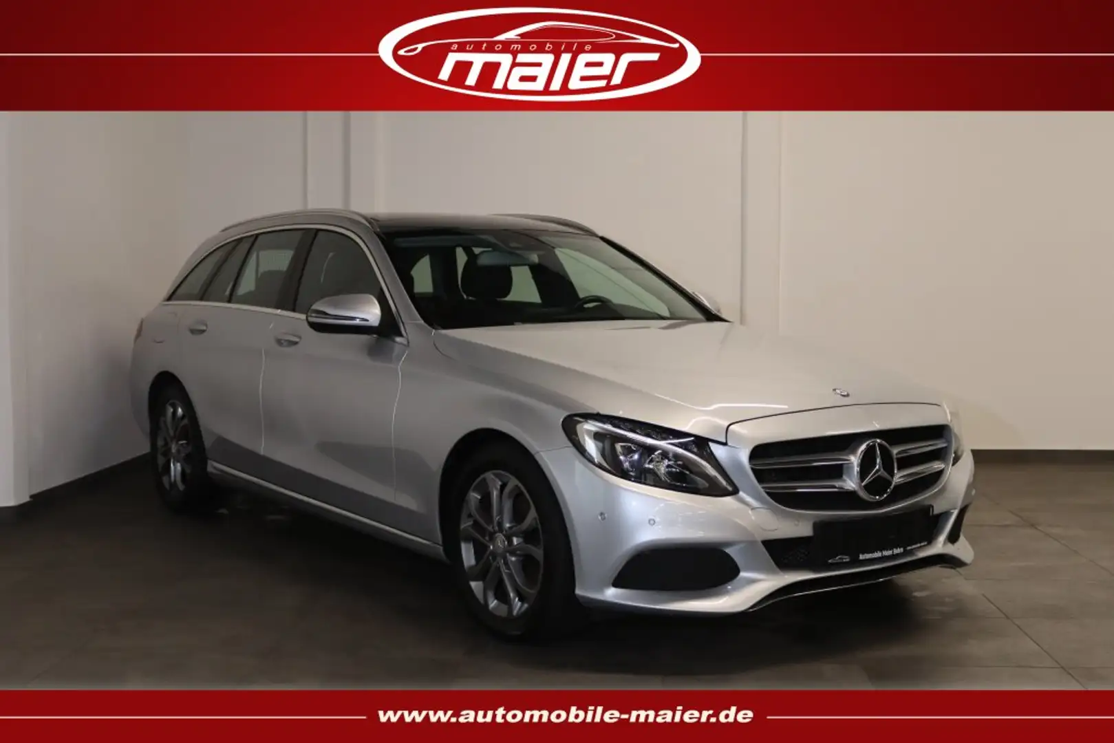 Mercedes-Benz C 200 d T Avantgarde-NAV-LED-PANO-AHK-KAMERA- Silber - 1