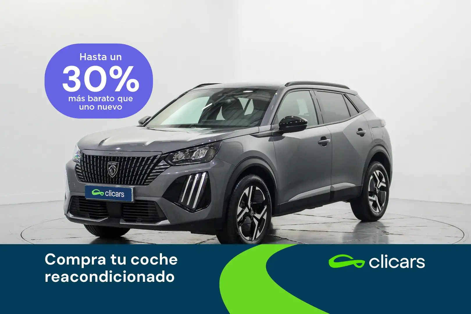 Peugeot 2008 1.2 PureTech S&S Allure 100 Gris - 1