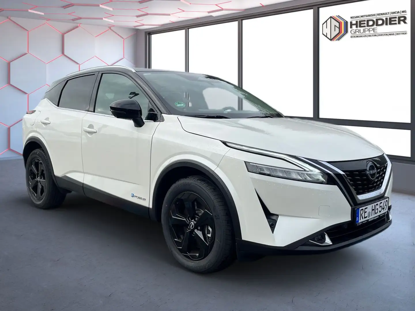 Nissan Qashqai Black-Edition E-Power 190 PS *HEAD-UP*NA Белый - 2
