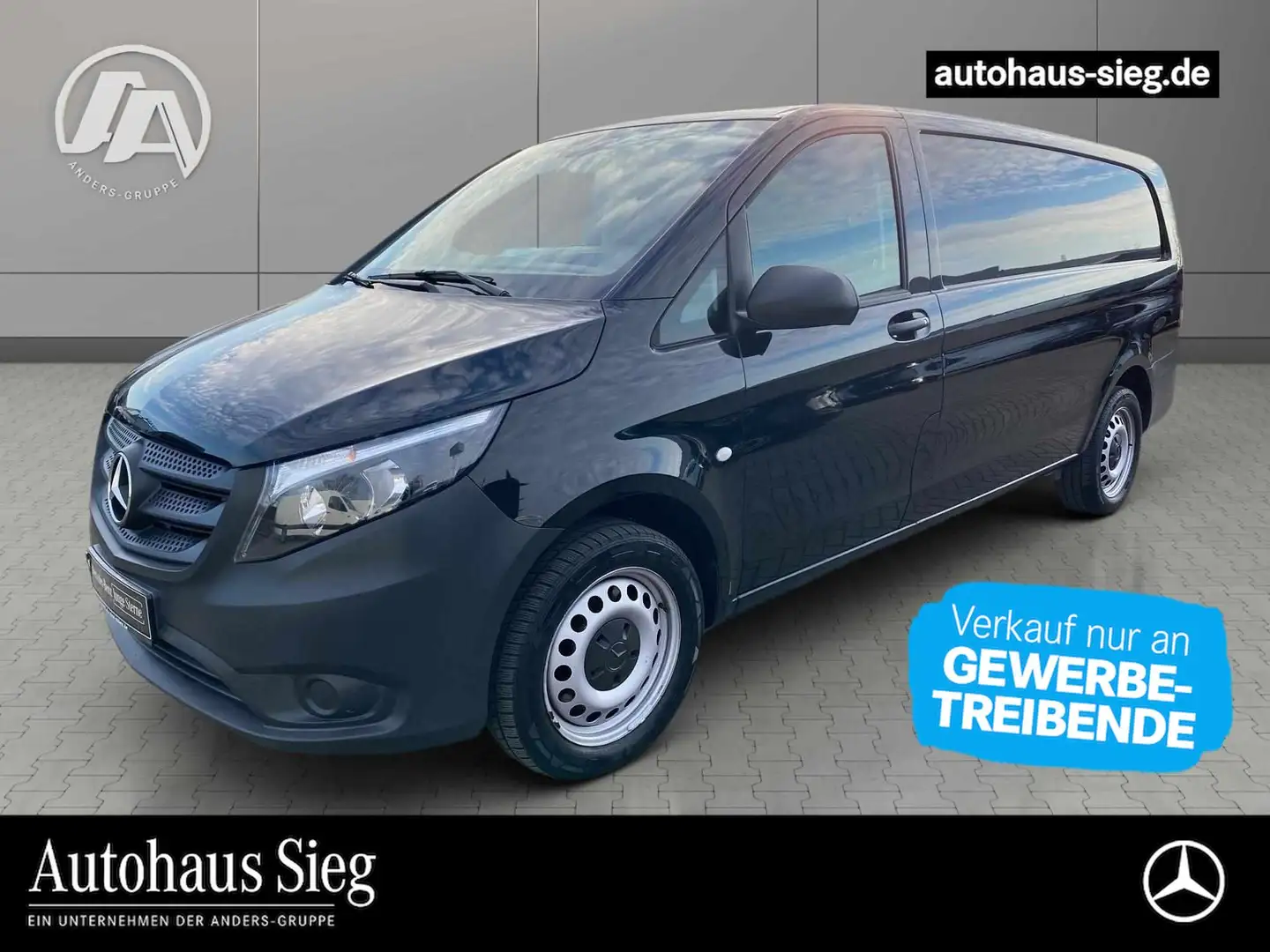 Mercedes-Benz Vito 114 Kasten XL Klima*Tempomat*2-Sitze*AHK Schwarz - 1