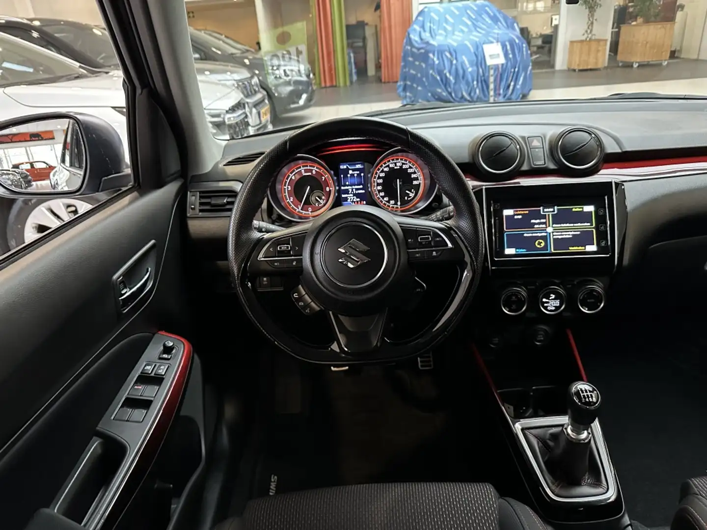 Suzuki Swift 1.4 Sport SmartHybride [ CARPLAY I NAVI I ADAPTIEV Grijs - 2