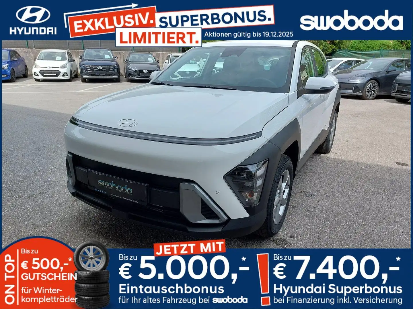 Hyundai KONA Kona (MY25) Smart Line 1.0 TGDI 2WD k5bs1 Weiß - 1