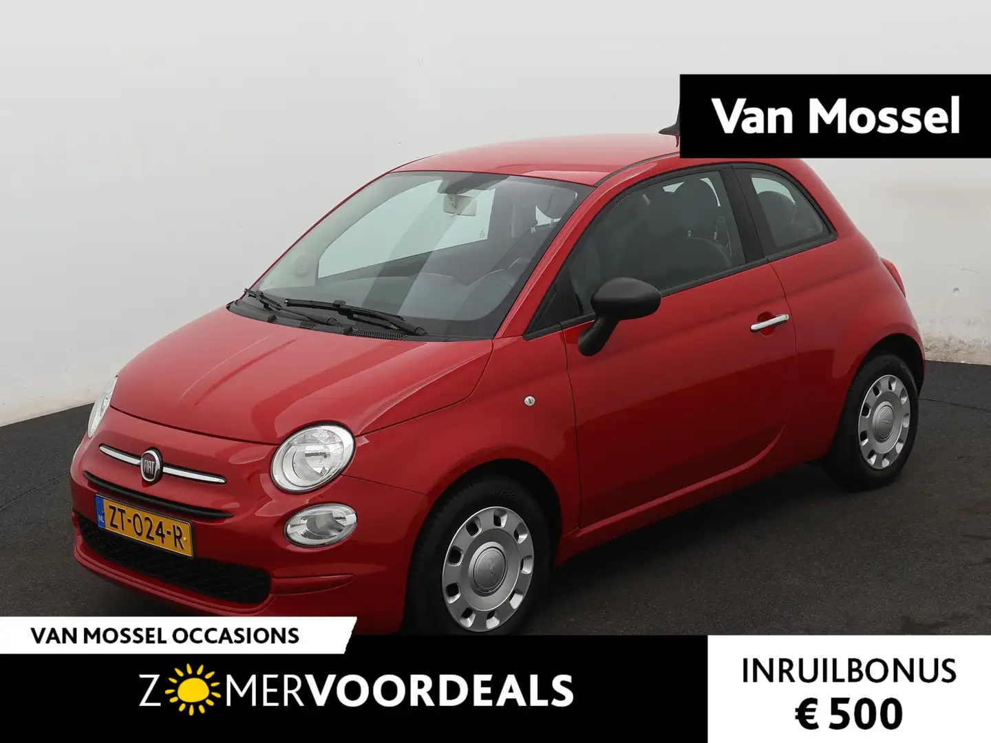 Fiat 500 0.9 TwinAir Turbo Young | Airco | Cruise control | Rojo - 1