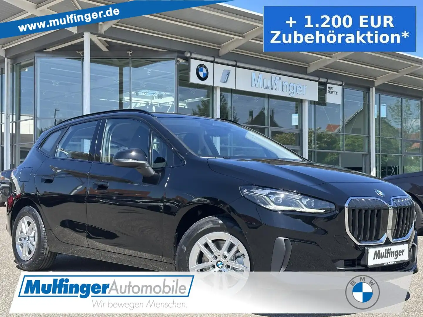 BMW 218 i AT Driv-/ParkAss.Ad-LED Sitzh.Kamera Navi PDC Schwarz - 1