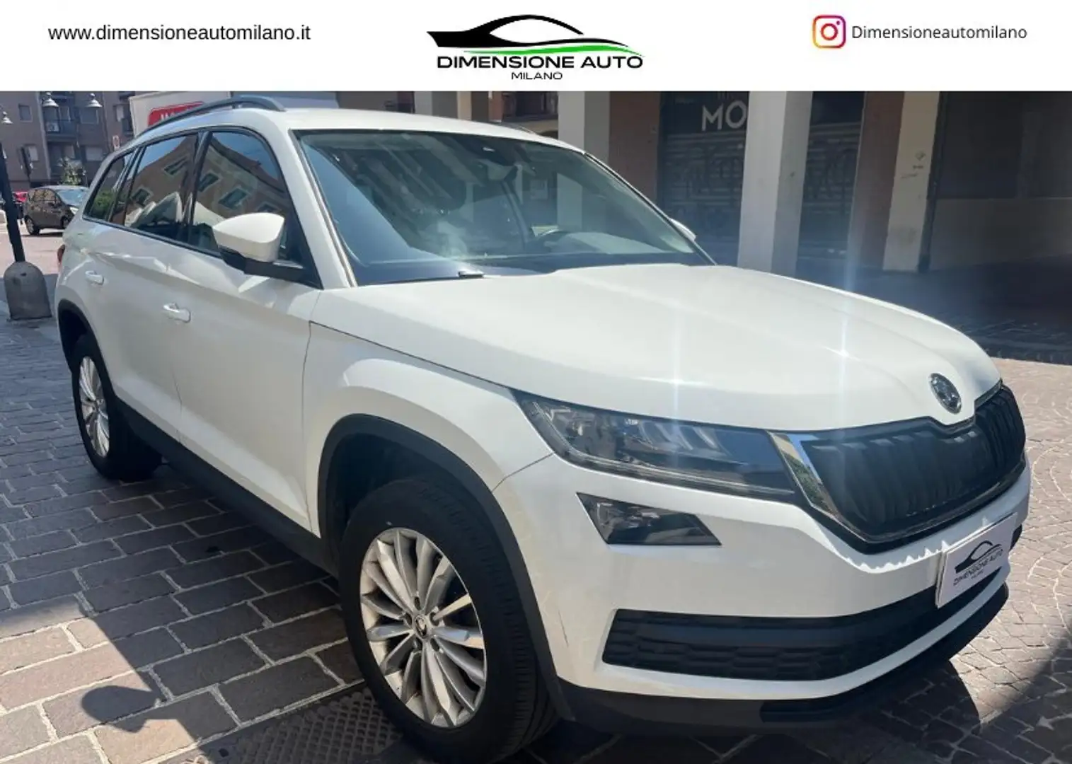 Skoda Kodiaq Kodiaq 7 POSTI 2.0 tdi Ambition dsg Blanc - 1