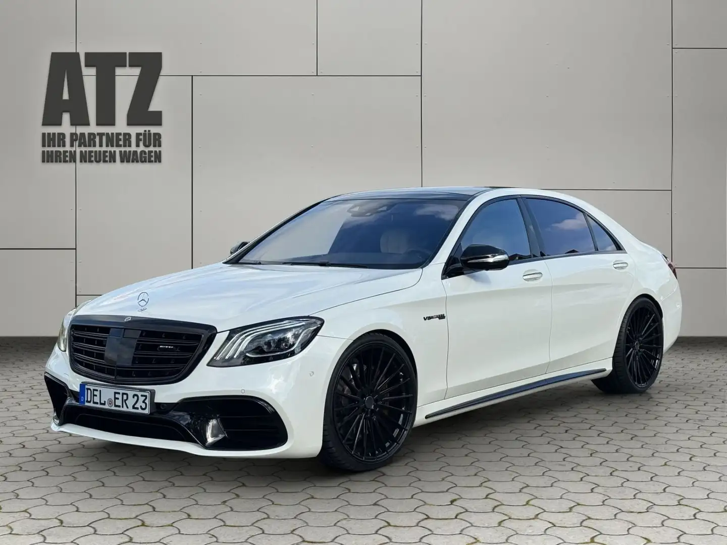 Mercedes-Benz S 63 AMG AMG S 63 4Matic lang MB Garantie NP205K Blanc - 1