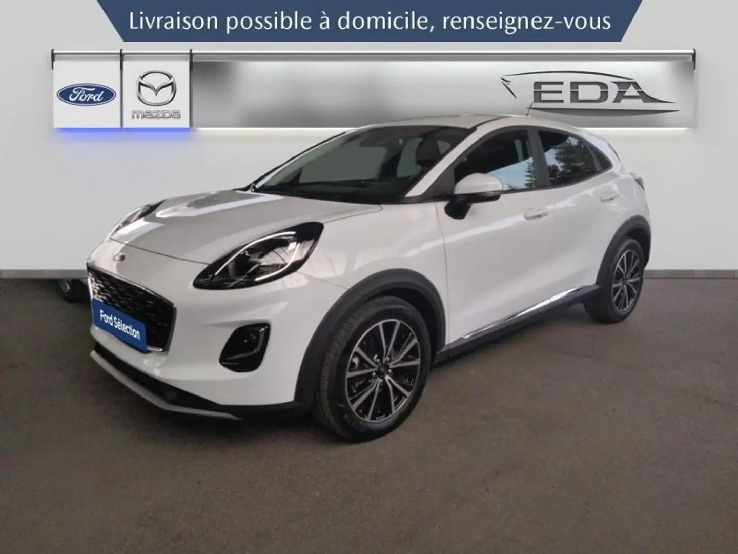 Ford Flex 1.0 Flexifuel 125ch S\u0026S mHEV Titanium Blanc - 1