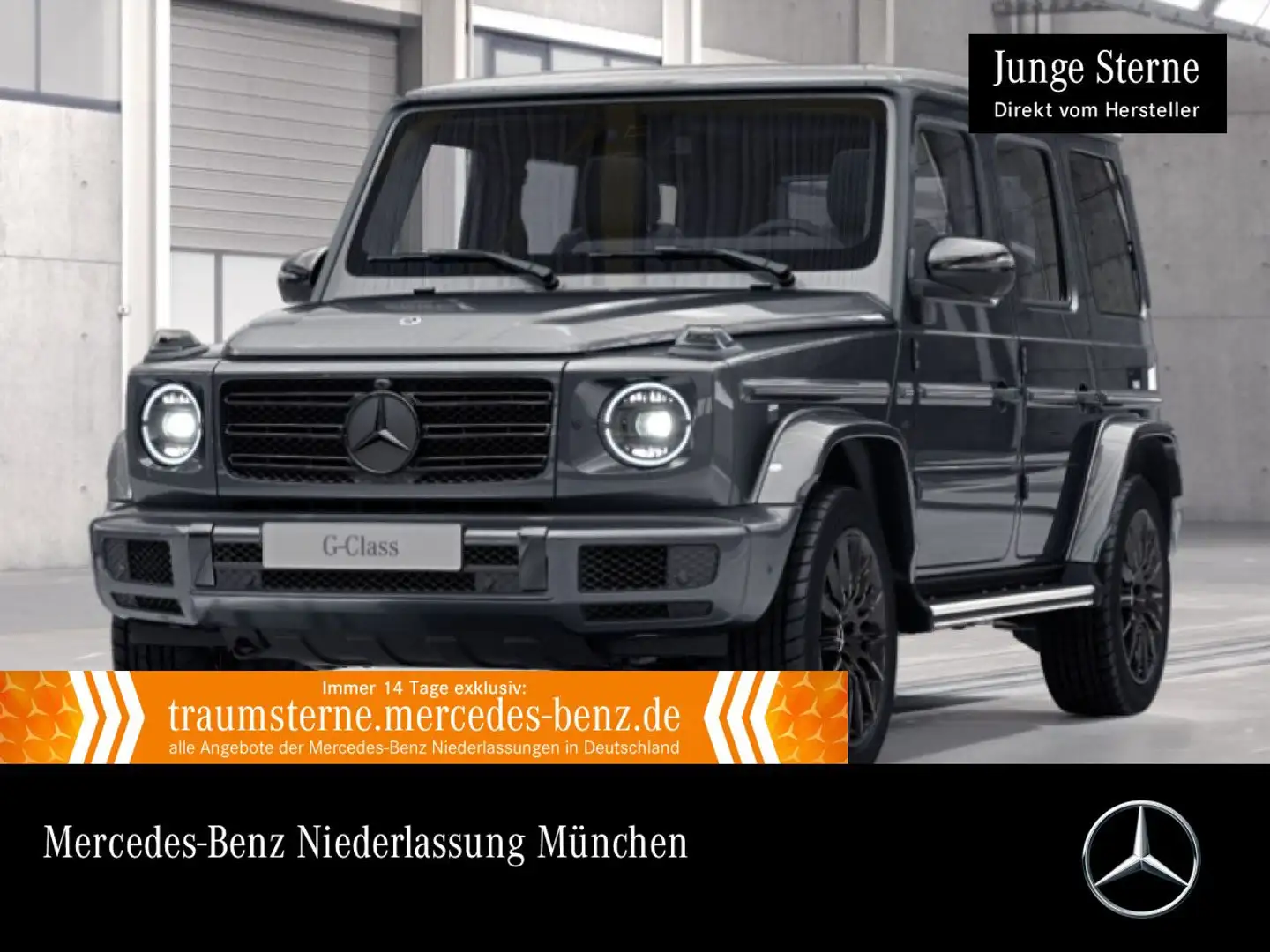 Mercedes-Benz G 500 GSD+360+AHK+MULTIBEAM+FAHRASS+BURMESTER+SPUR Grau - 1