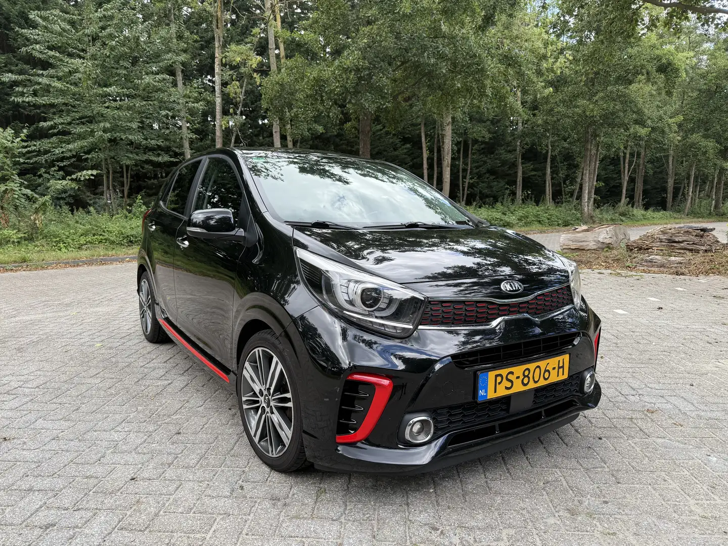 Kia Picanto 1.2 CVVT GT-Line Zwart - 1