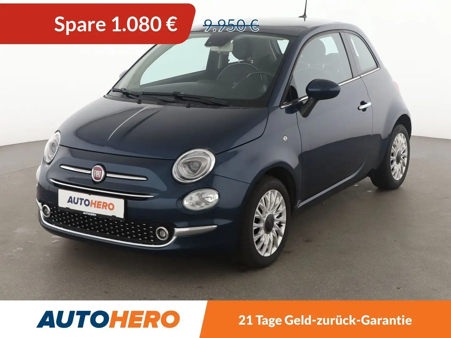 Fiat 500 1.2 Lounge*PDC*TEMPO*KLIMA*GARANTIE* Blau - 1