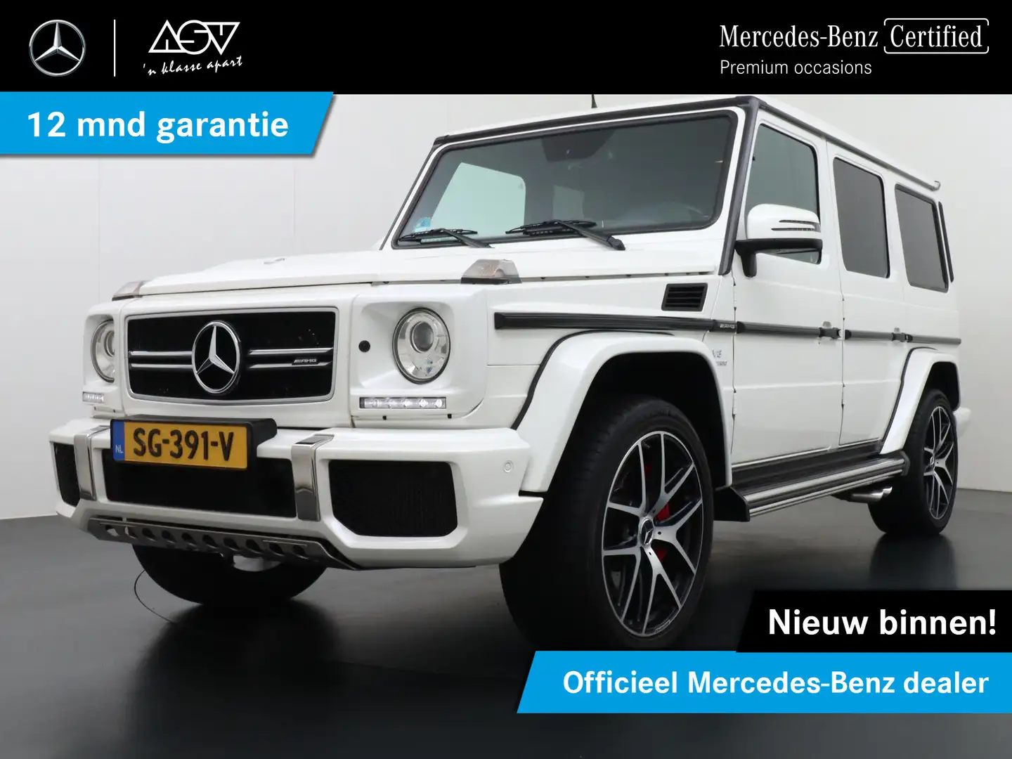 Mercedes-Benz G 63 AMG Edition 463 | Schuif- / Kanteldak | 21" AMG Velgen Wit - 1
