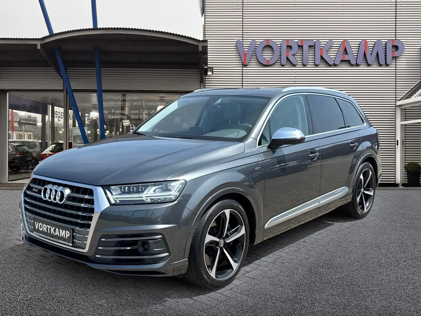 Audi SQ7 4.0 TDI quattro Pano/Kamera/MatrixLED Gris - 2