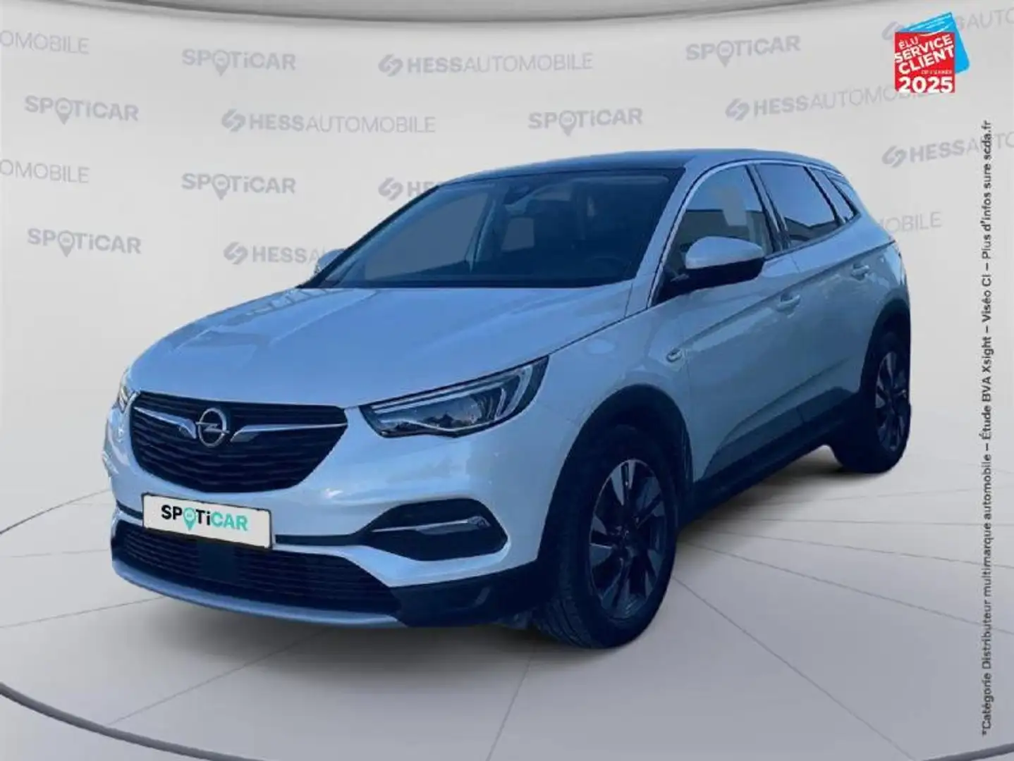 Opel Grandland X 1.2 Turbo 130ch Elite 7cv Tpano GPS Camera Blanc - 1