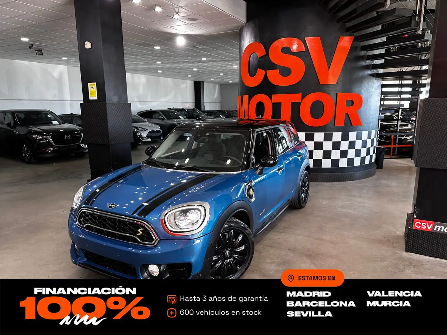 MINI Cooper S E ALL4 Azul - 1