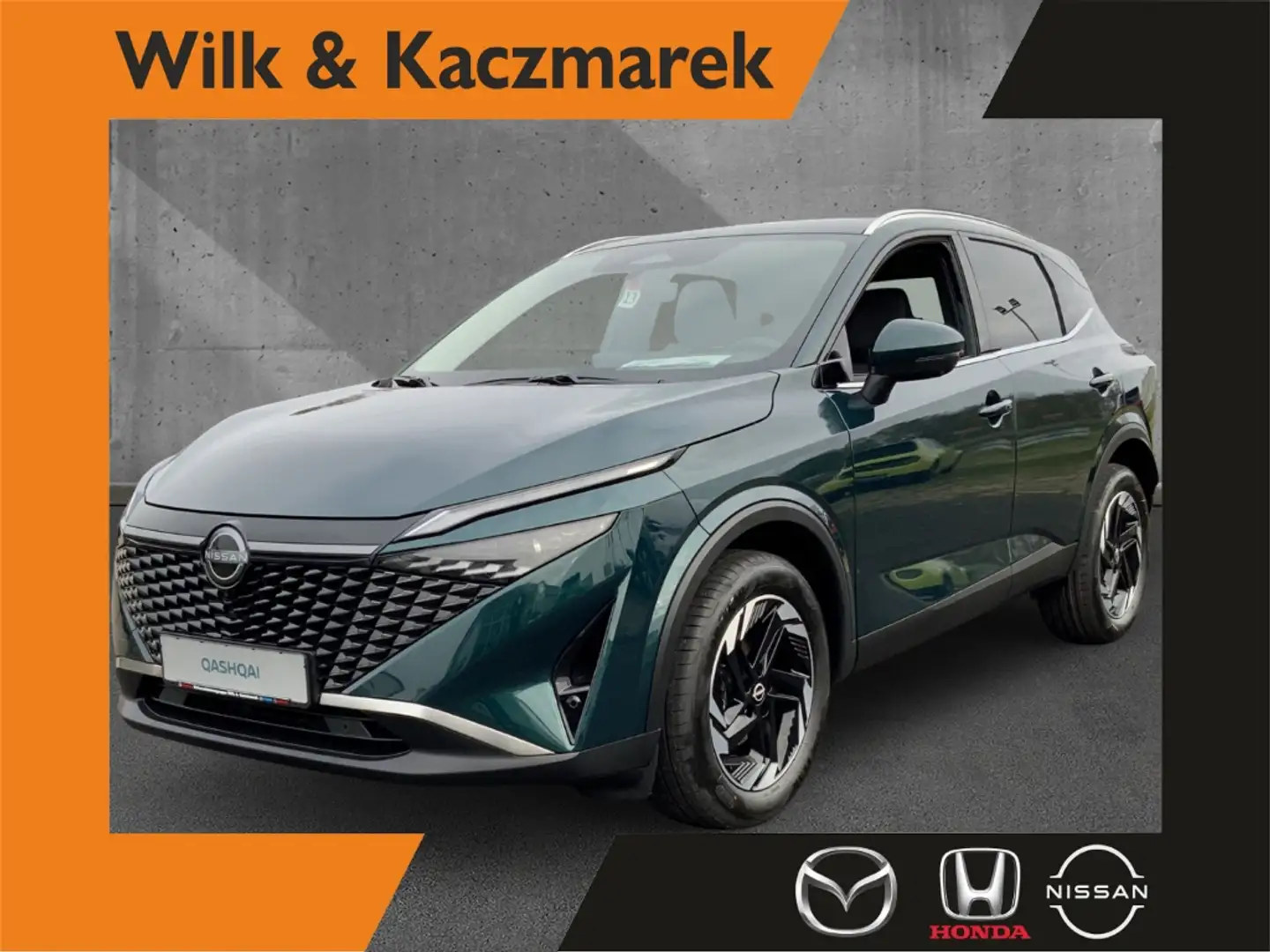 Nissan Qashqai N-Connecta Facelift! Voll-LED Winterpaket Navi 360 Grün - 1