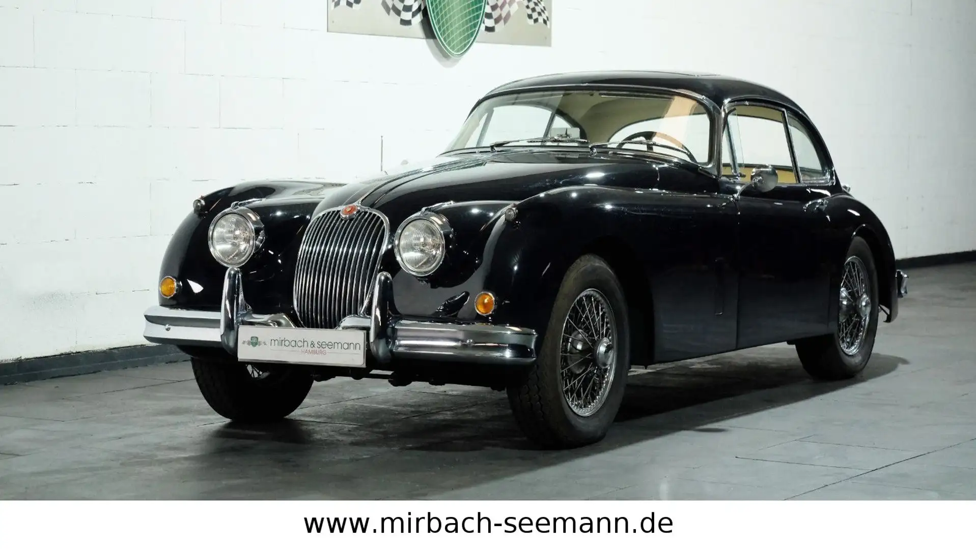 Jaguar XK 150 FHC mit Schiebedach und 5-Gang-Getriebe Mavi - 1