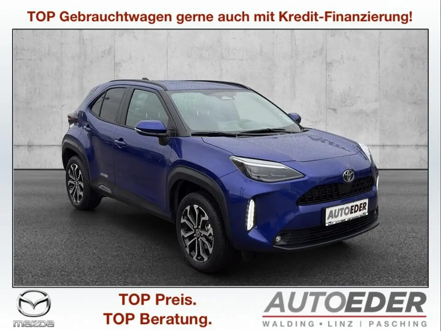 Toyota Yaris Cross 1,5 VVT-i Hybrid Active Drive Aut. Blau - 1