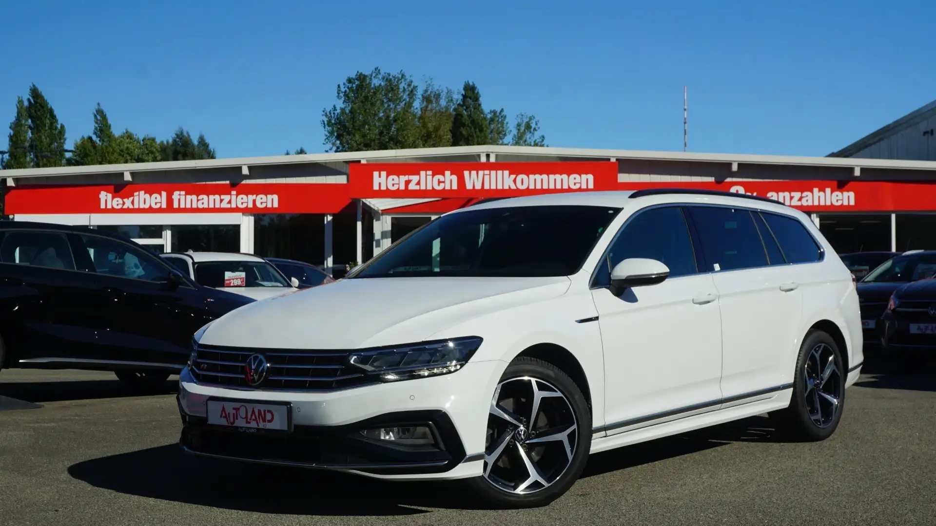 Volkswagen Passat Variant 2.0 TDI R-Line LED Navi ACC PDC Blanc - 2