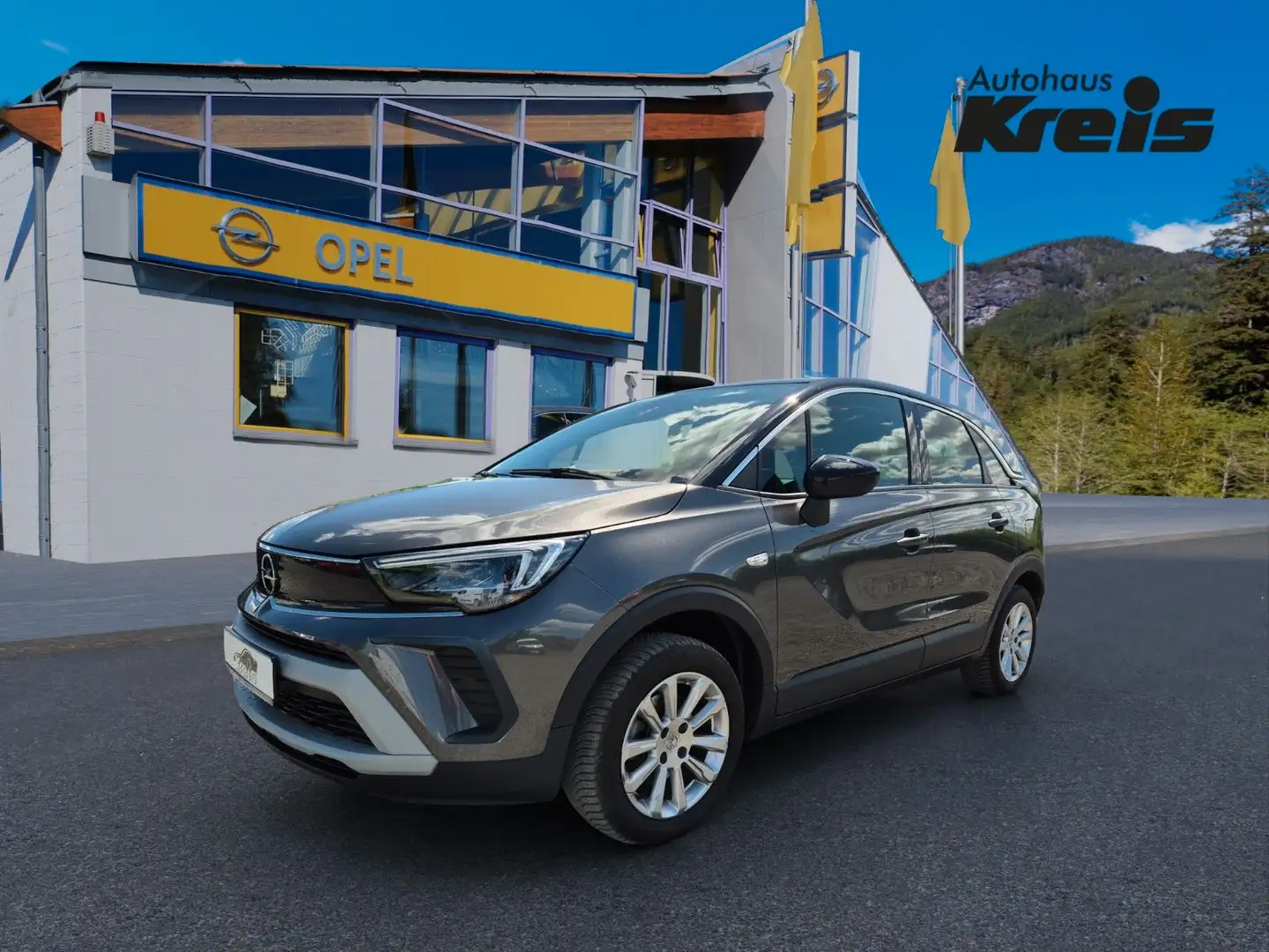 Opel Crossland X Crossland Elegance Automatik AHK NAVI AGR Sitze Grijs - 1