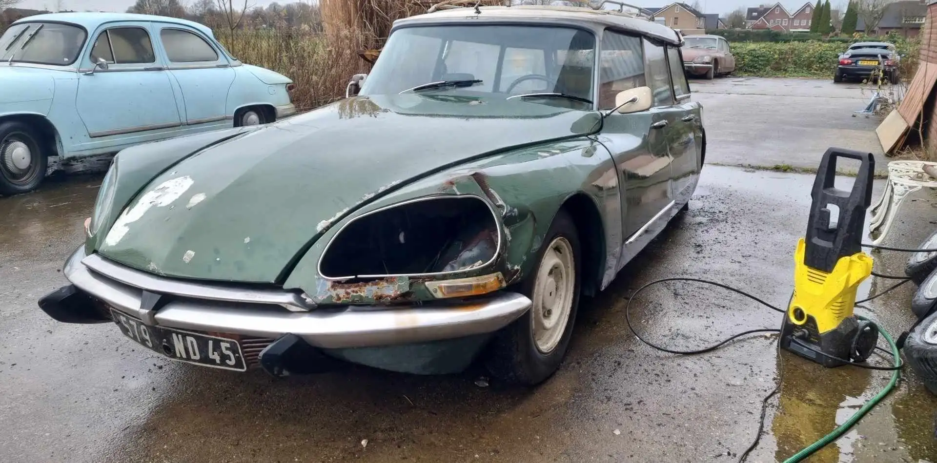 Citroen DS Id 19 break Green - 1