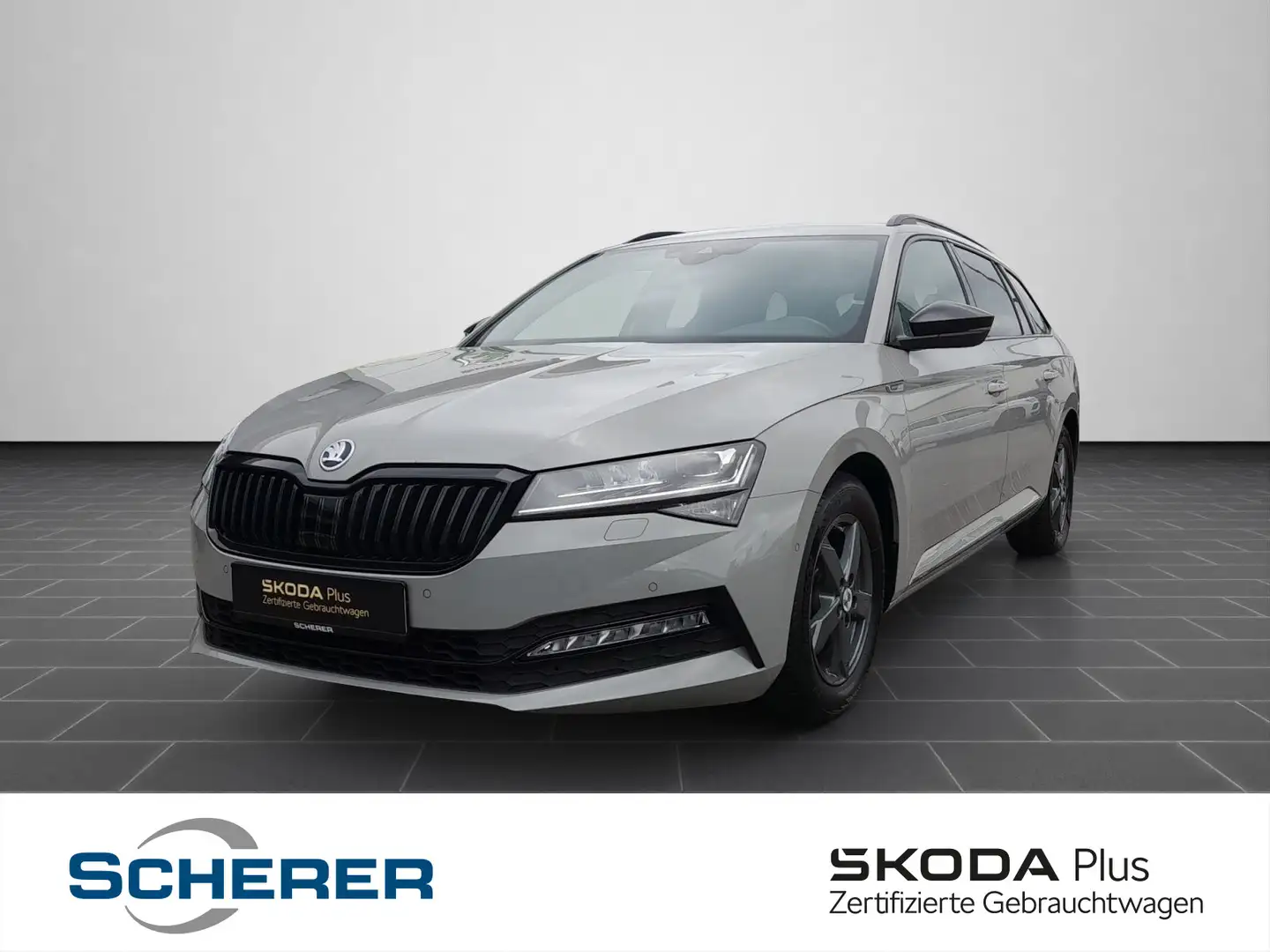 Skoda Superb Combi Sportline 1.5 TSI DSG AHK Navi 360° Grau - 1