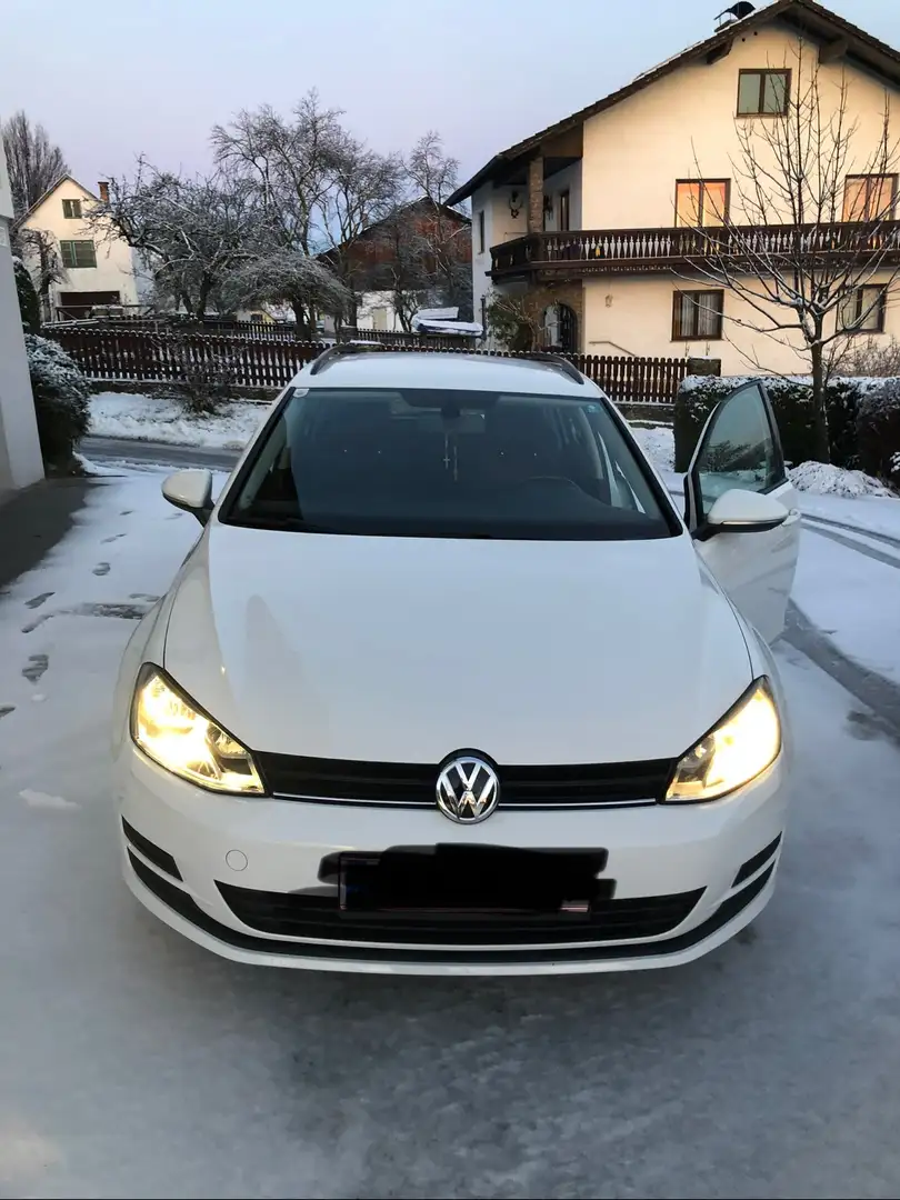 Volkswagen Golf Variant BMT 1,6 TDI Weiß - 2