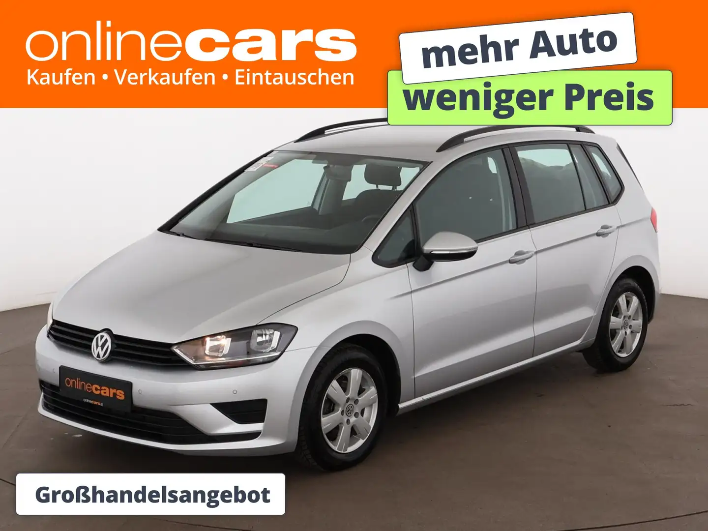 Volkswagen Golf Sportsvan 1.6 TDI PARKHILFE KLIMA-ANLAGE Grau - 1