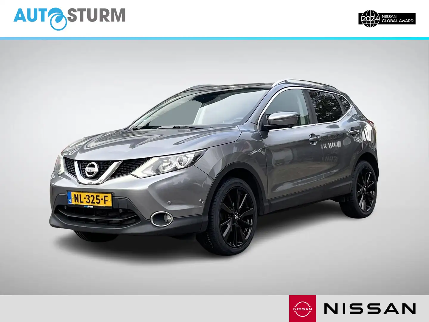 Nissan Qashqai 1.2 Tekna Panoramadak + Trekhaak! Grijs - 1