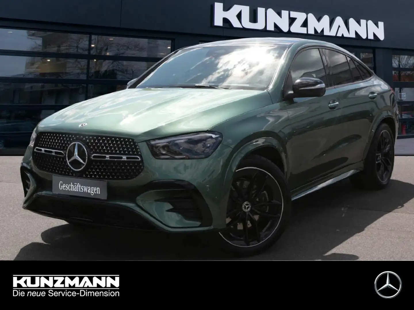 Mercedes-Benz GLE 450 d 4MATIC Coupé AMG Night Panorama AHK Vert - 1