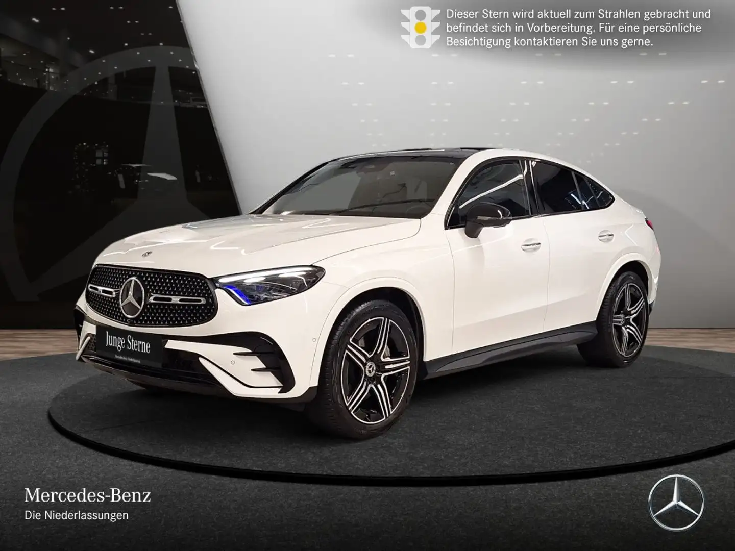 Mercedes-Benz GLC 300 d 4M AMG+NIGHT+PANO+360+AHK+BURMESTER+TOTW Weiß - 2