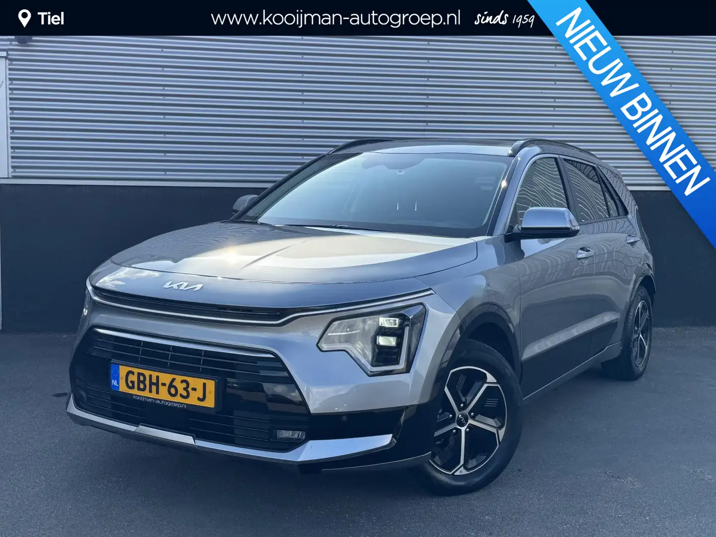 Kia Niro 1.6 GDi Hybrid DynamicPlusLine Schuif-/kanteldak, Gris - 1