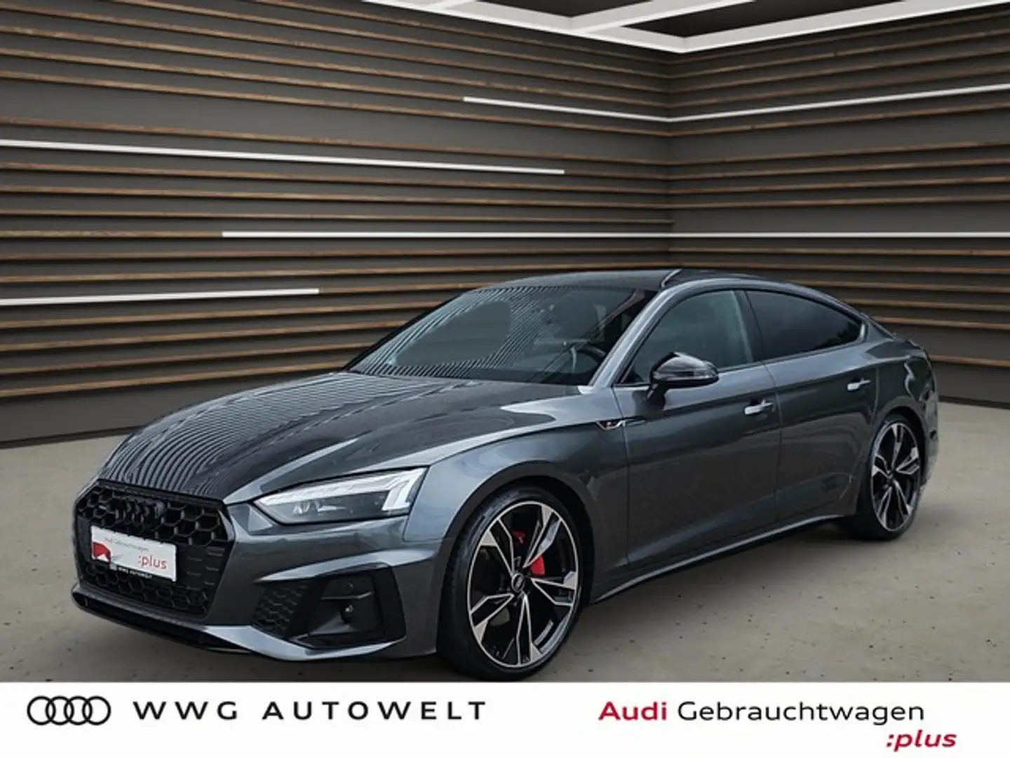 Audi A5 Sportback 40 TFSI qu S line S-tr. AHK Matrix Grau - 1