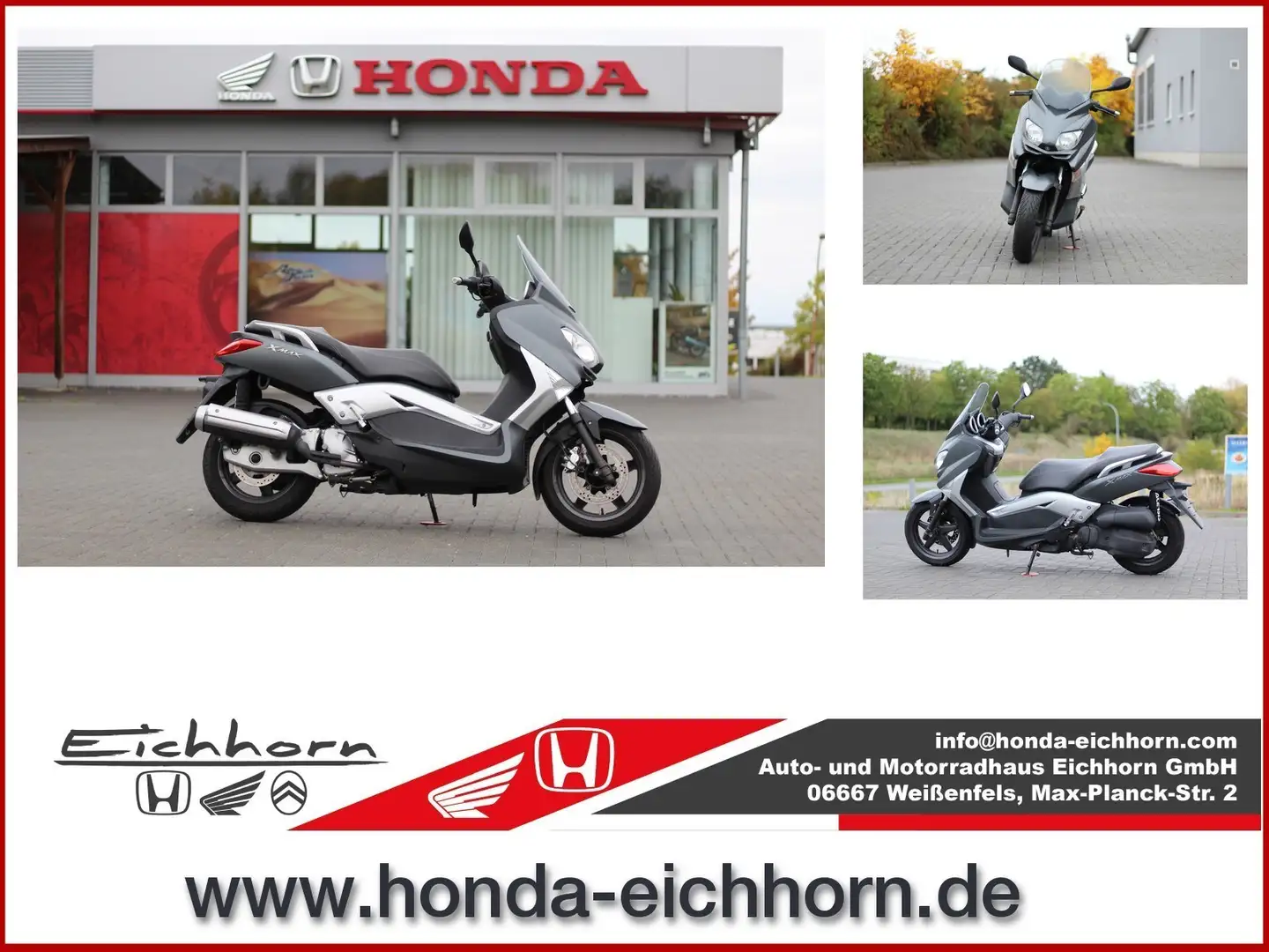 Yamaha X-Max 125 Xmax 125 Inspektion+HU NEU Silber - 1